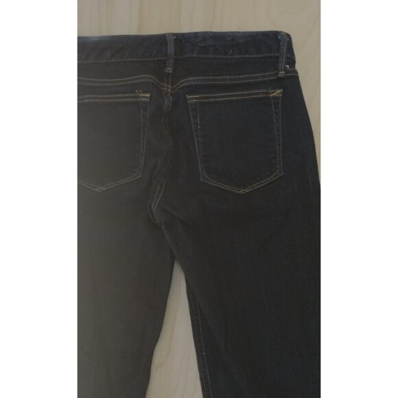 Women Gap 1969 Real Straight Dark Wash Jeans Size 26 Waist 26" Inseam 26" Rise 8 - Picture 7 of 9